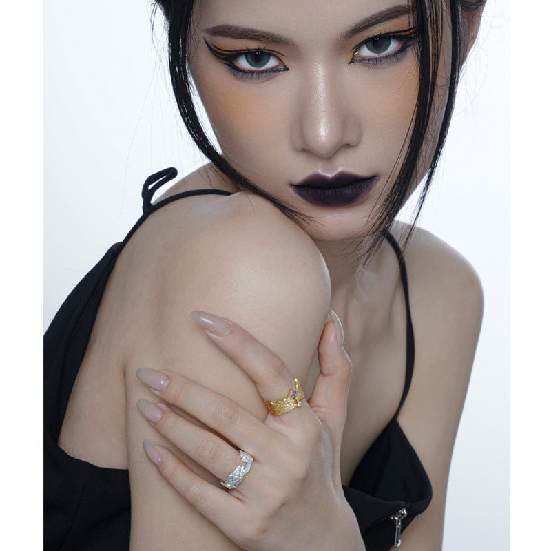 Wholesale  Light Luxury S925 Sterling Silver Diamond Ring