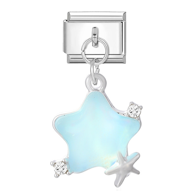 Wholesale 9mm Italian Charm Starter Bracelets DIY Pendant Style Stainless Steel Composable Bracelet