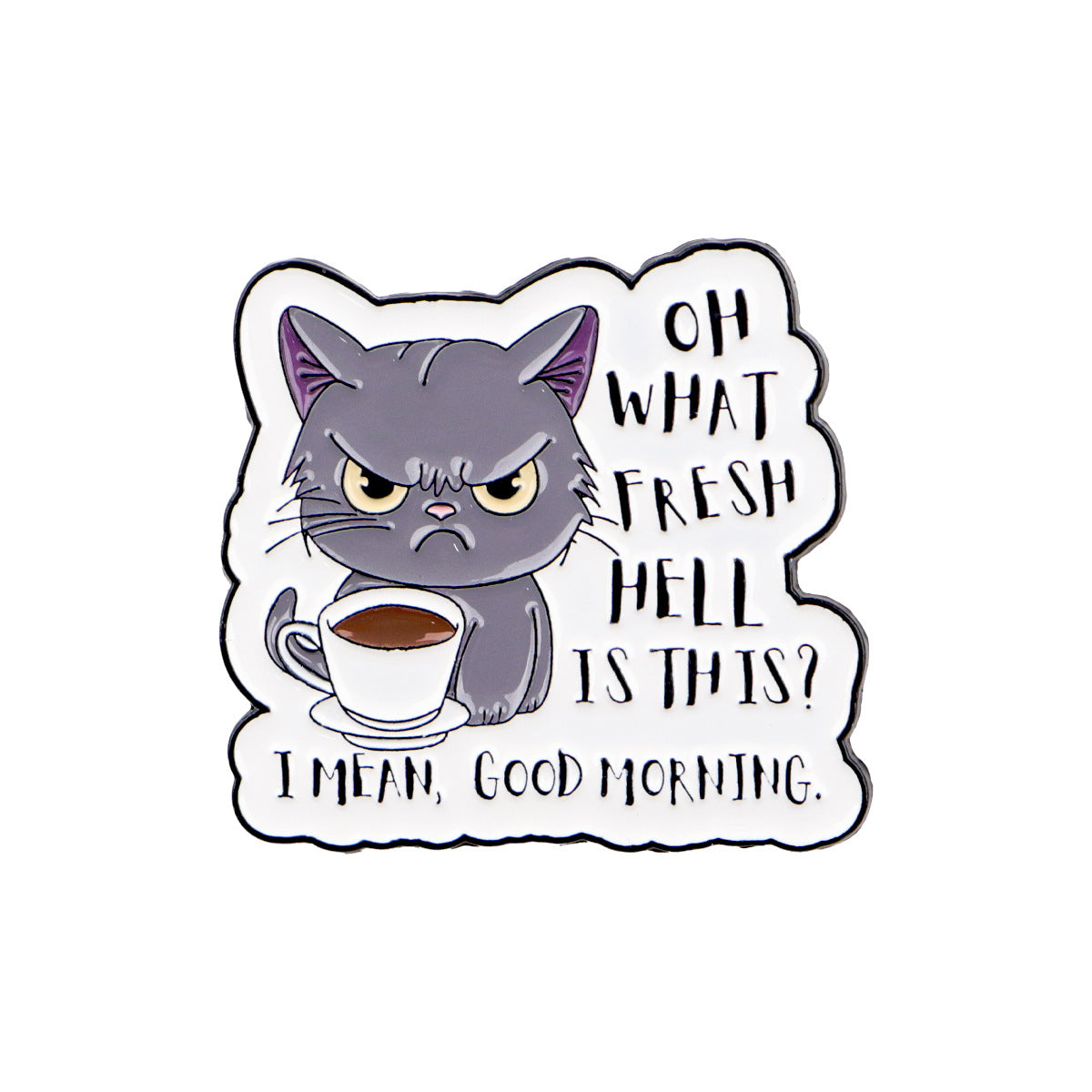 Wholesale Cartoon quote brooches