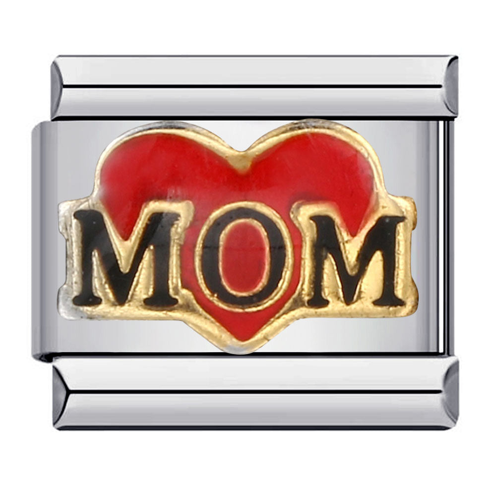 Großhandel 5pcs Italienisches Charmalme Armband 9mm DIY Spleißen süßes kreatives Edelstahl -komponierbares Armband