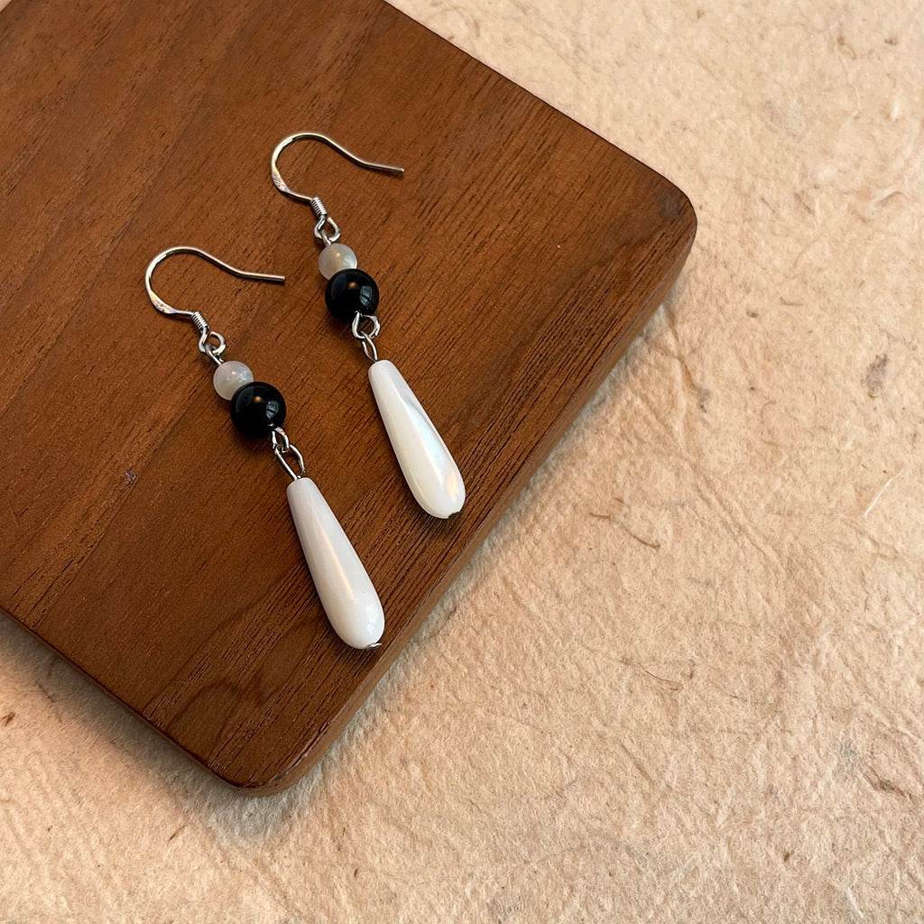 Wholesale  ethnic style natural stone beaded earrings