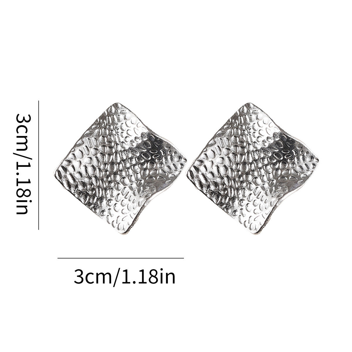 Wholesale High-grade texture irregular earrings