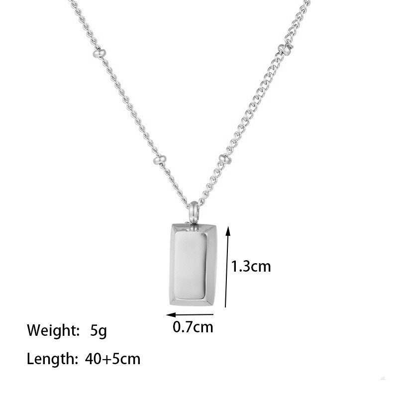 Wholesale Light Luxury Stainless Steel Necklace ACC-NE-Qinji004