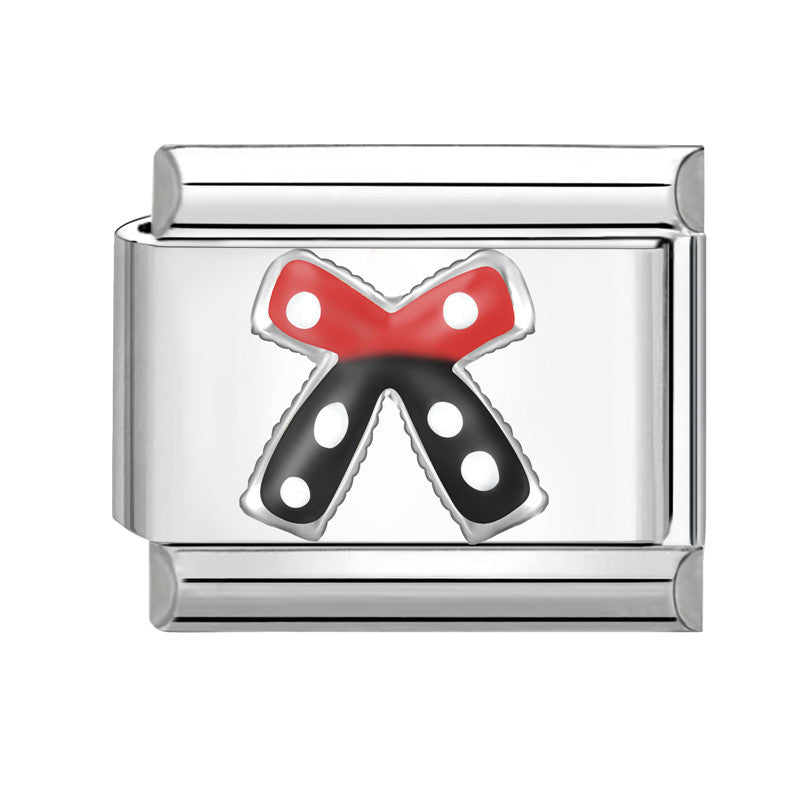 Wholesale Stainless Steel Italian Style Bow Charms,  DIY Bracelet Craft Accessories for Jewelry Making