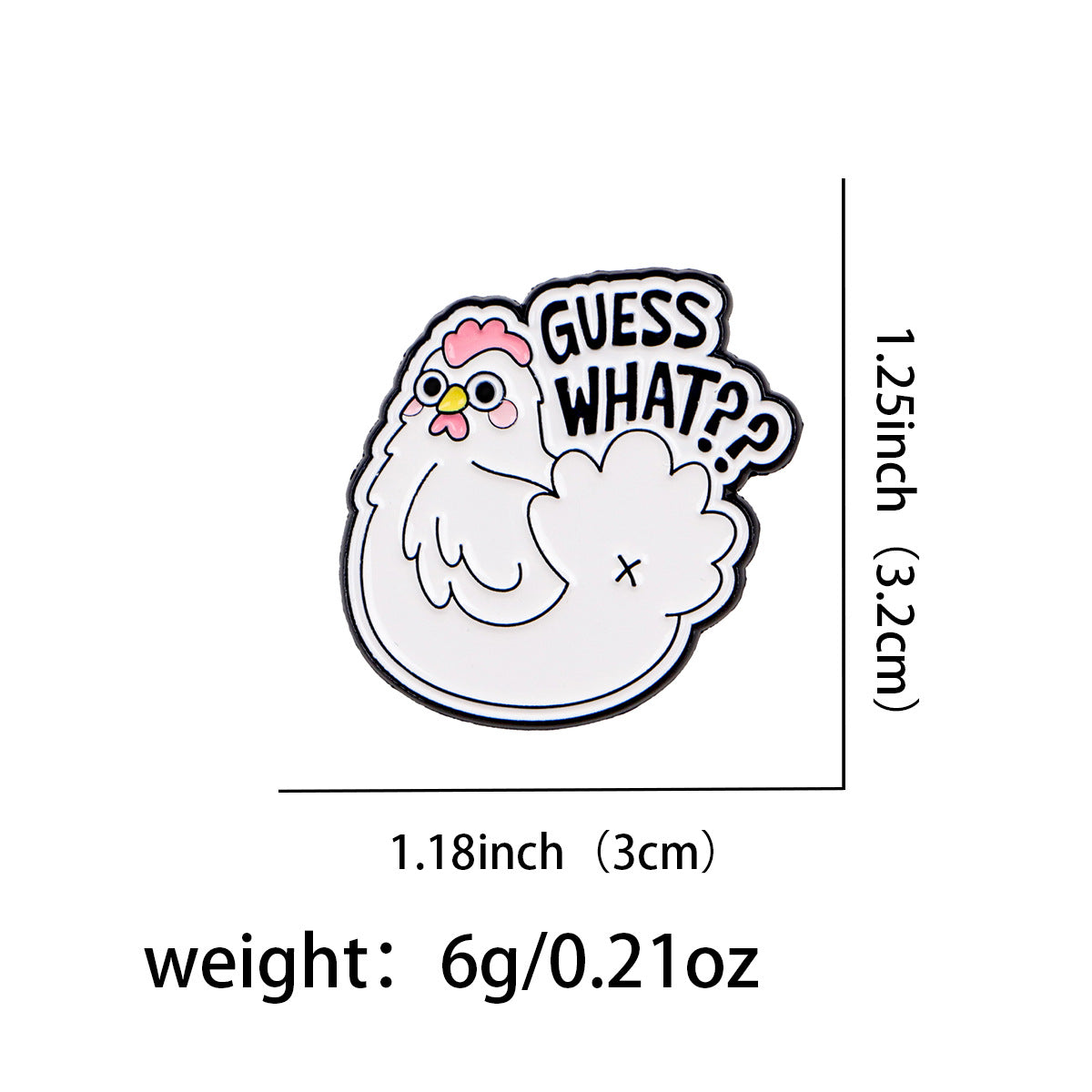 Wholesale Cartoon Quote Brooch