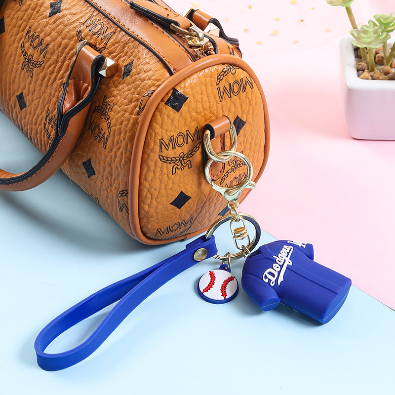 Wholesale Cartoon Jersey PVC Soft Keychain Creative Keychain ACCVIP-KC-XJY001