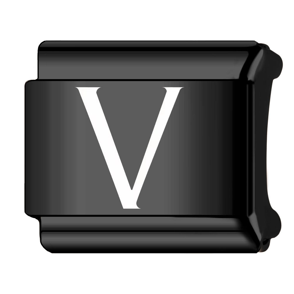 Wholesale Italian Charm Bracelet 9mm DIY Splicing Laser Letters Stainless Steel Composable Bracelet