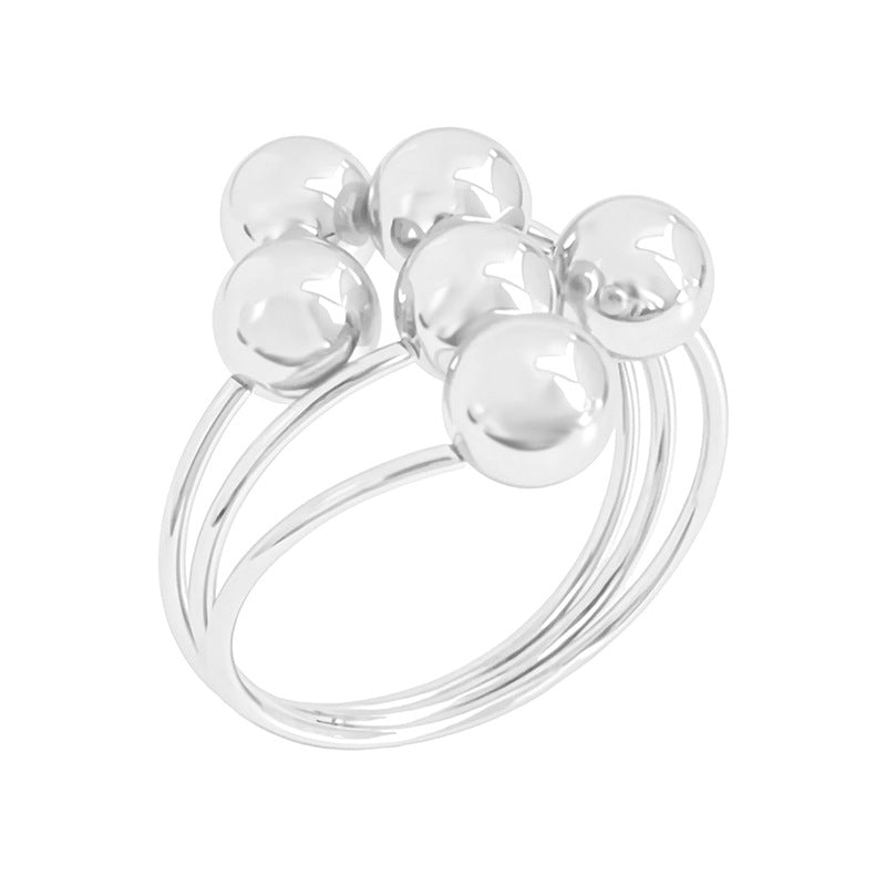 Wholesale titanium steel opening ring does not fade  ring