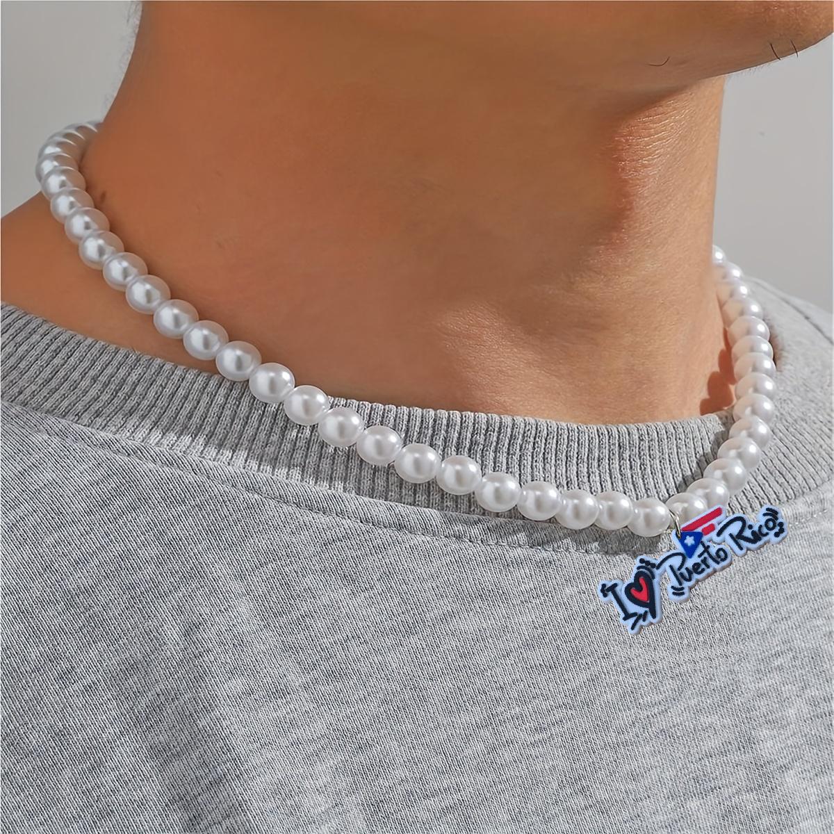 Wholesale American Independence Day Series Pearl Necklace