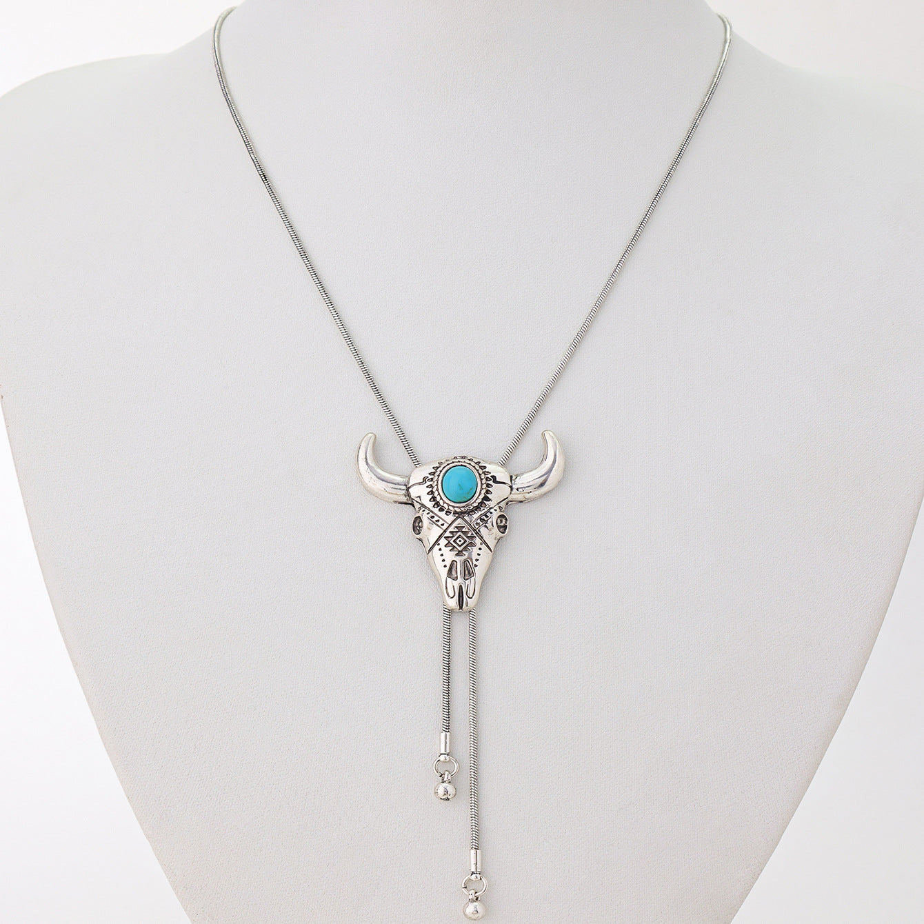 Wholesale Retro Western Cowboy Hat Pendant Layering Necklace For Women Fashion Jewelry Gift