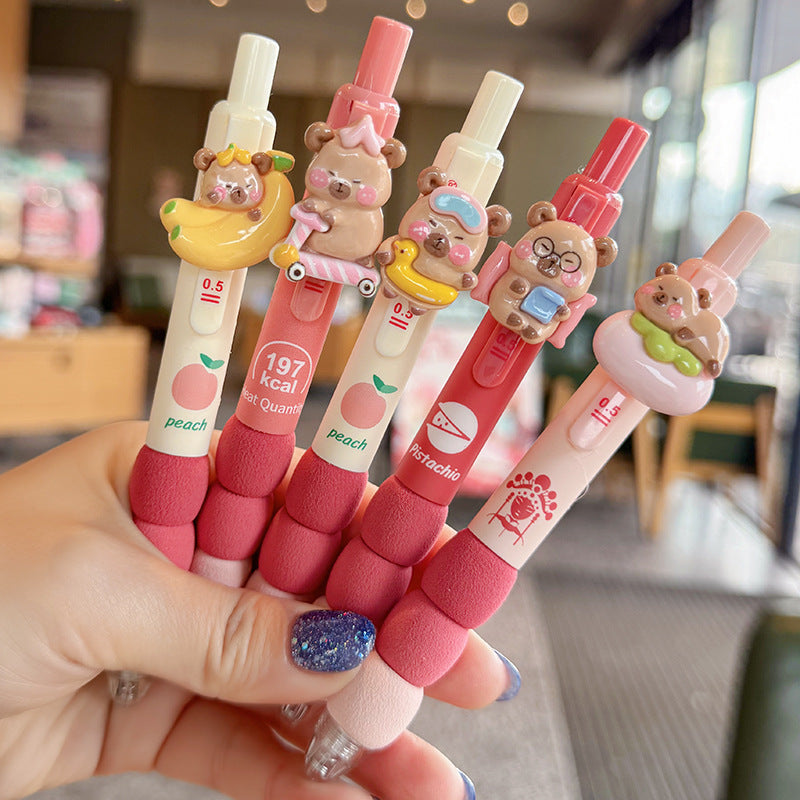 Wholesale Cartoon cute press ballpoint pen