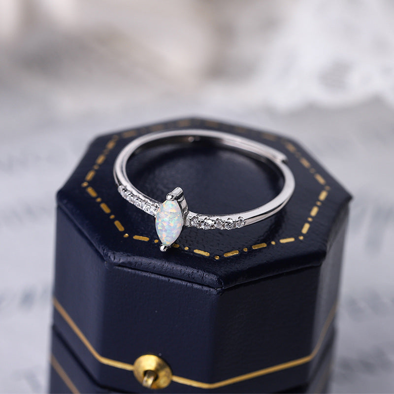 Wholesale S925 Sterling Silver Inlaid Light Luxury All-match Ring