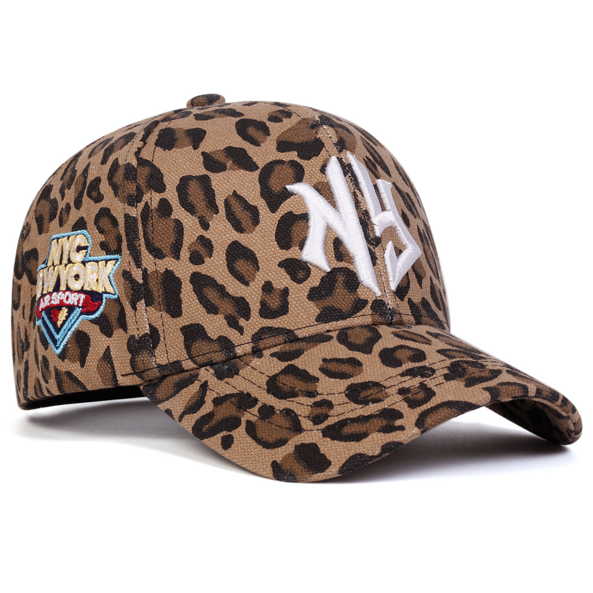 Wholesale  Leopard Print Baseball Cap Letter Embroidery Hat