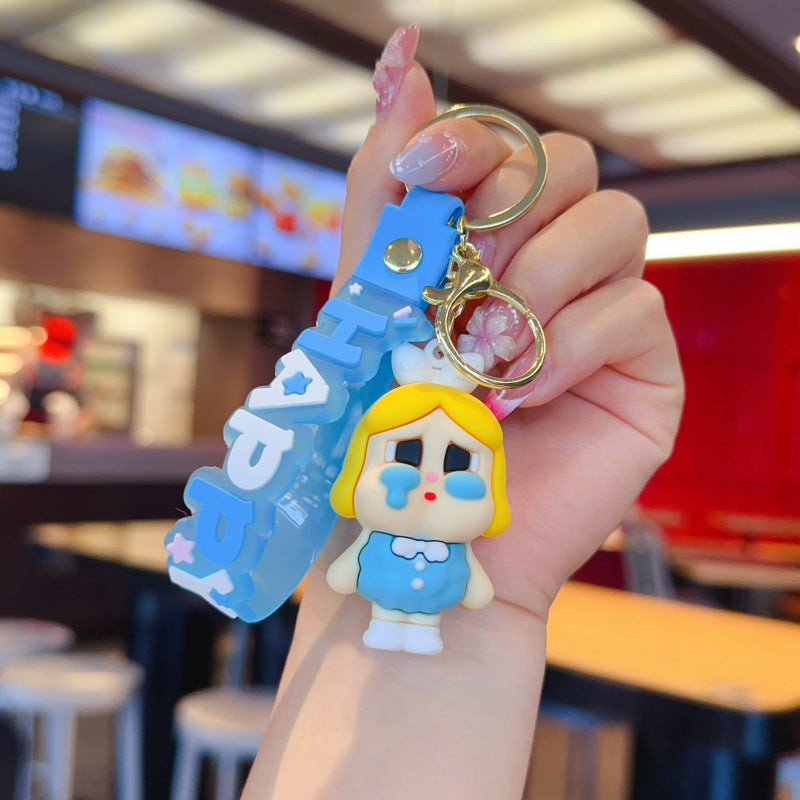 Wholesale Cute cartoon silicone keychain