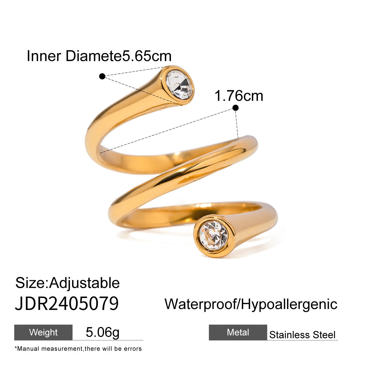 Wholesale Stainless steel  Rings Non-Fading Jewelry Accessible Luxury Jewelry