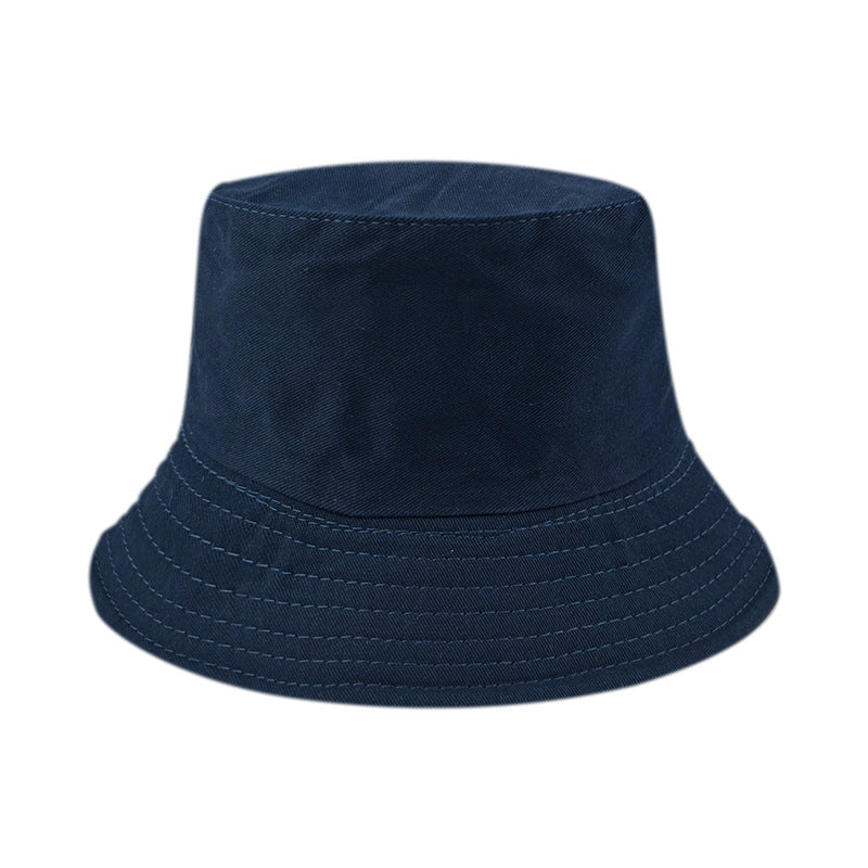 Wholesale Double-sided sun protection embroidered logo Bucket Hat