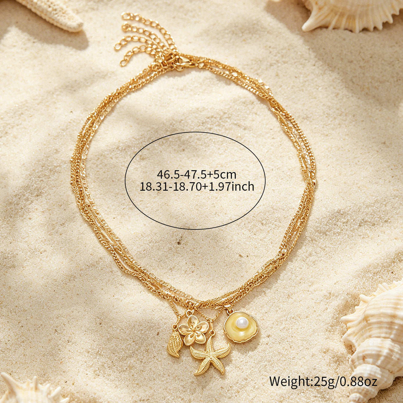 Wholesale Floral Pearl Shell Multi Layer Clavicle Necklace Trendy Fashion Accessory For Boutique Resale And Gift