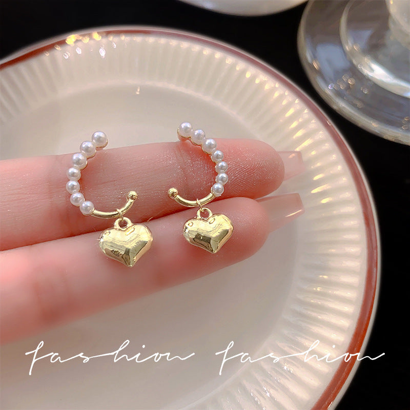 Wholesale S925 Silver Needle Vintage Pearl Earrings Flower Earrings ACC-ES-Hank005