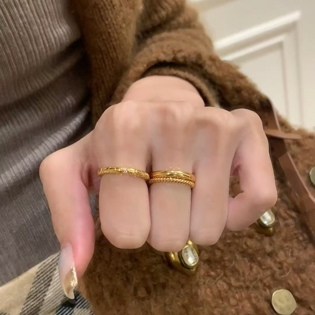 Wholesale light luxury wind snake ring