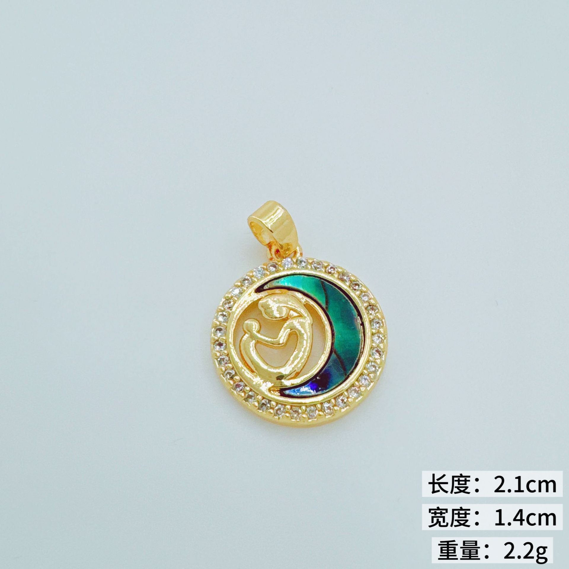 Wholesale Gold Plated Copper Pendant Necklace Japanese Korean Style Fashion Jewelry Accessory Gift