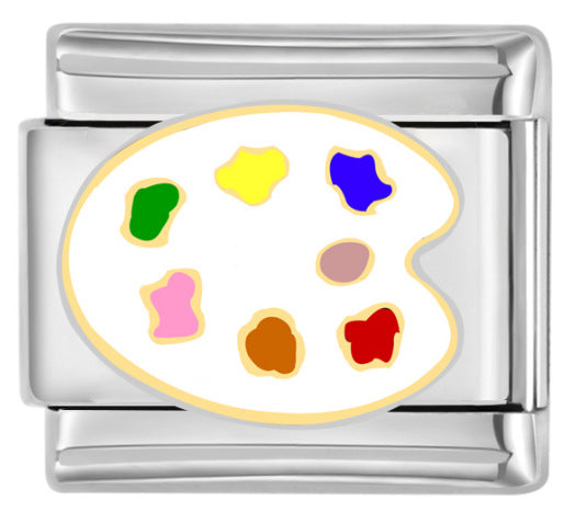 Wholesale Italian Charm Bracelet 9mm DIY Splicing Creative Cute Pattern Stainless Steel Composable Bracelet