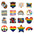 Wholesale 100pcs Random Rainbow Shoes Accessories Shoes Charms