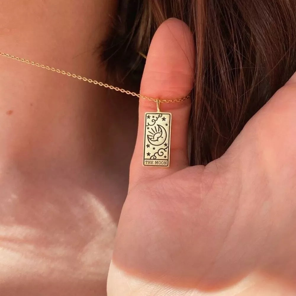 Wholesale Tarot Card Alloy Pendant Necklace ACC-NE-FuSu007