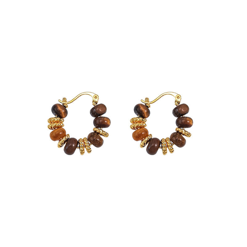 Wholesale Tiger Eye Earrings
