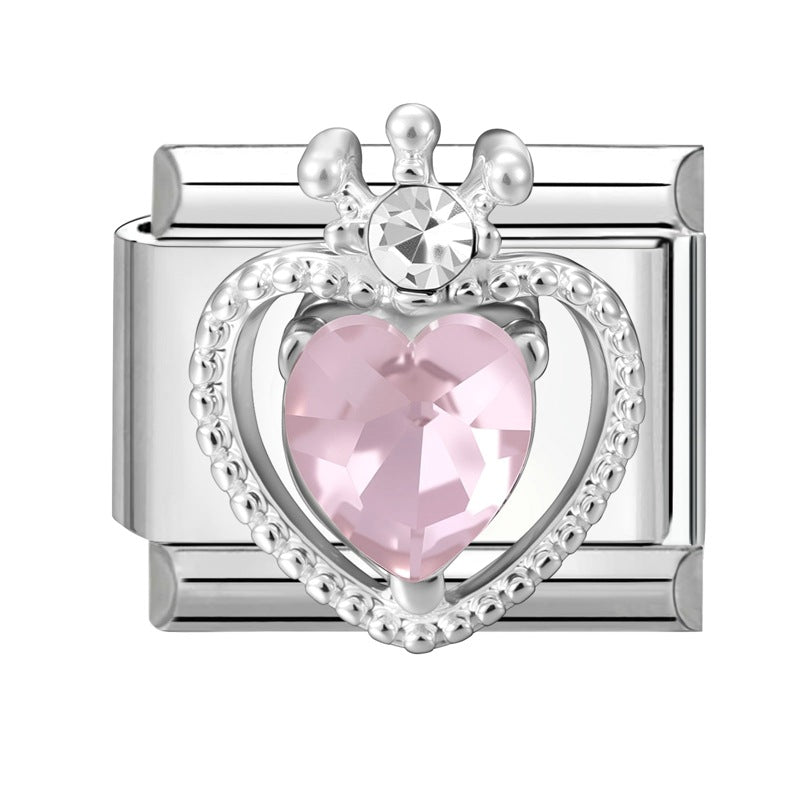 Wholesale Italian Charm Bracelet 9mm DIY Splicing Cute Creative Stainless Steel Composable Bracelet