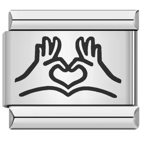 Wholesale 2PCS 9mm Italian Charm Starter Bracelets DIY square Single Section Creative Stainless Steel Composable Bracelet