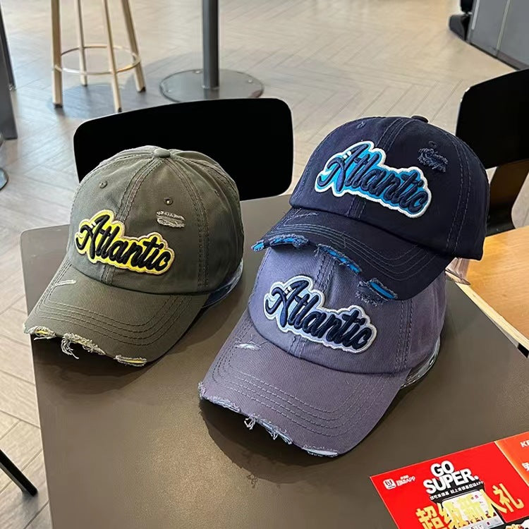 Wholesale Ripped Washed Cotton Baseball Cap