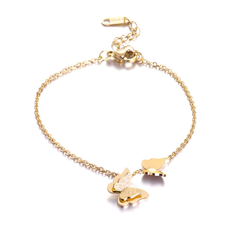 Wholesale Titanium Steel Necklaces Butterfly Necklace ACC-NE-MeiCheng001