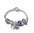 Wholesale S925 Sterling Silver Blue Ocean Star Language Star Valentine's Day Bracelet