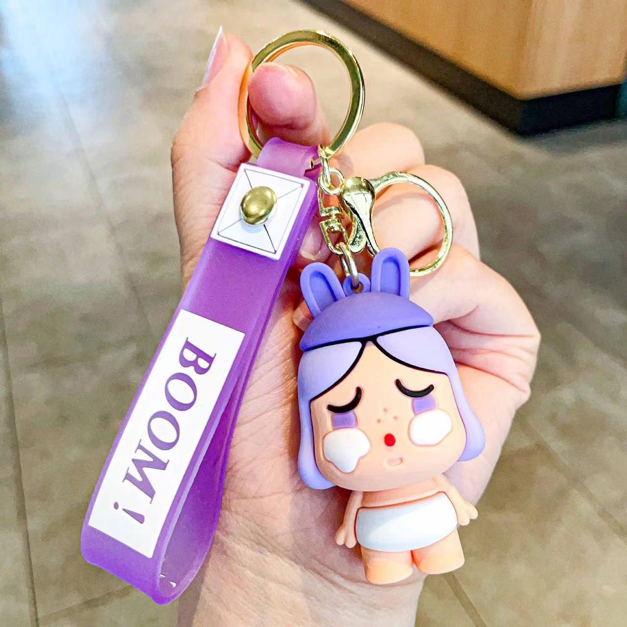 Wholesale Cartoon Doll Silicone Creative Keychain ACC-KC-SJ016