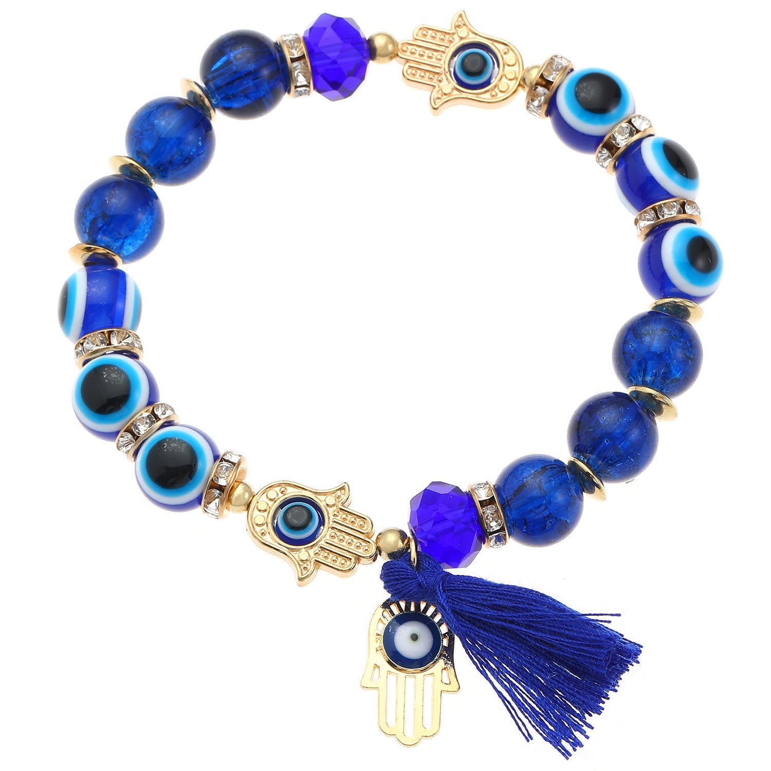 Wholesale Turquoise Evil Eye Cross Bracelet