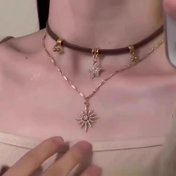 Wholesale Beaded Clavicle Chain Stacking Choker Sweater Chain Long Necklace ACC-NE-Ziyou007