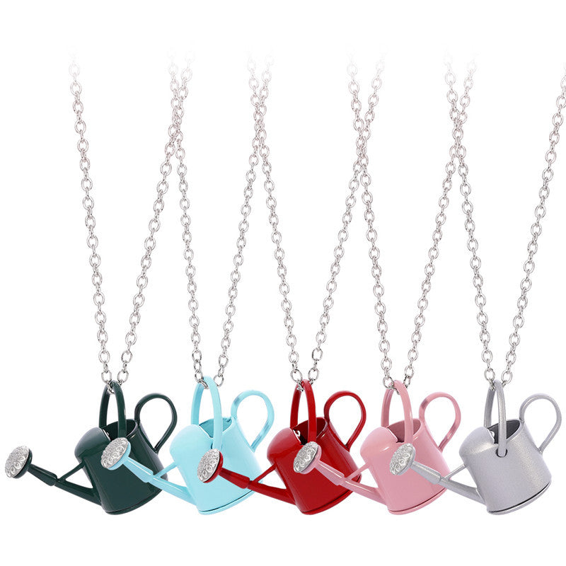 Wholesale Mini sprinkler bottle creative  pendant necklace