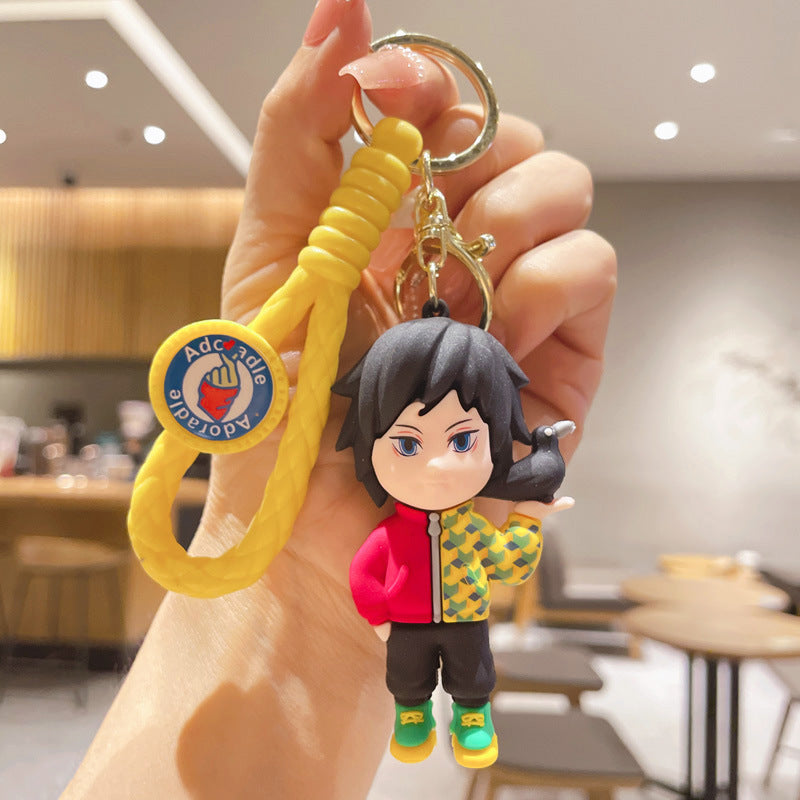 Wholesale Cartoon Silicone Keychain ACC-KC-JuCai003