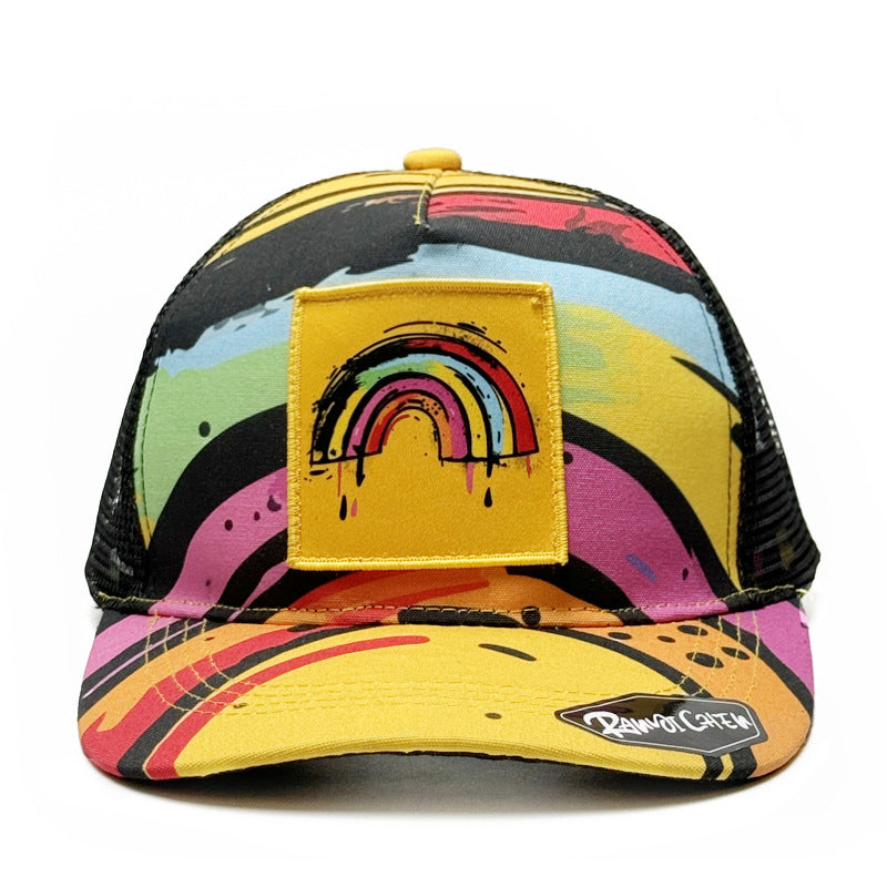 Wholesale  Graffiti Print Baseball Cap Animal Camouflage Embroidered Cap
