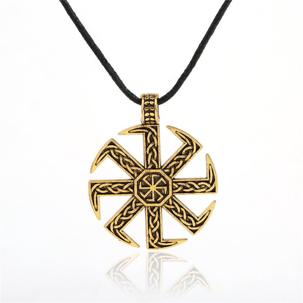 Wholesale Men's Slavic Pendant Alloy Necklace ACC-NE-GeXiang009