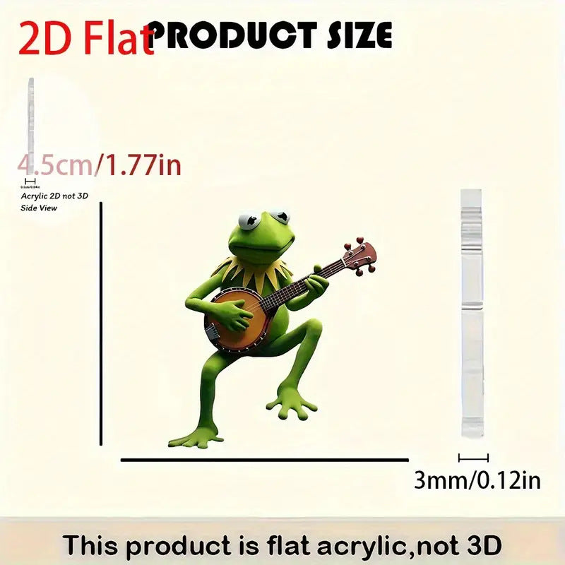 Wholesale  guitar frog earrings