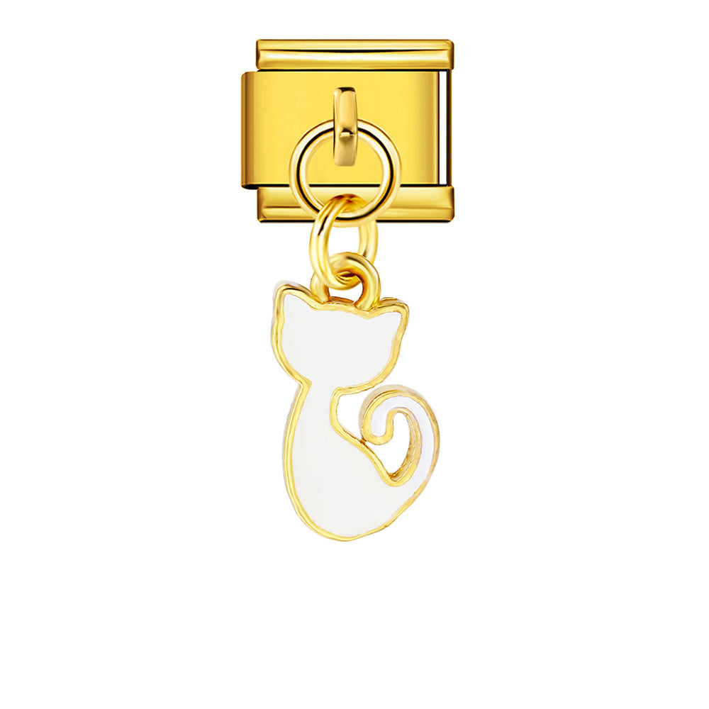 Wholesale Italian Charm Bracelet 9mm DIY Marine life Creative Stainless Steel Composable Bracelet