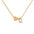 Wholesale light luxury love 18K gold stainless steel 26 letters necklace