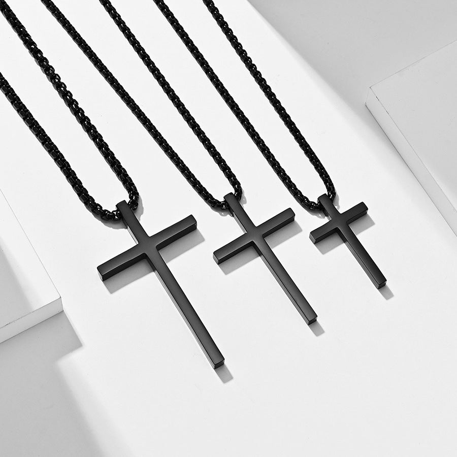 Wholesale  Stainless Steel Cross Necklace  Personalit Chain