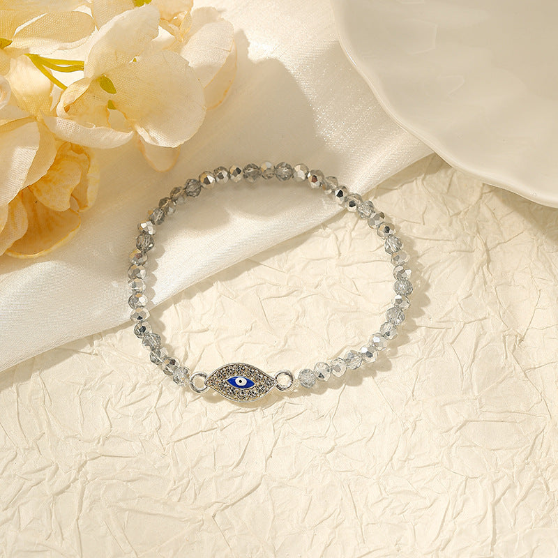 Wholesale Bohemian devil eye irregular bracelet