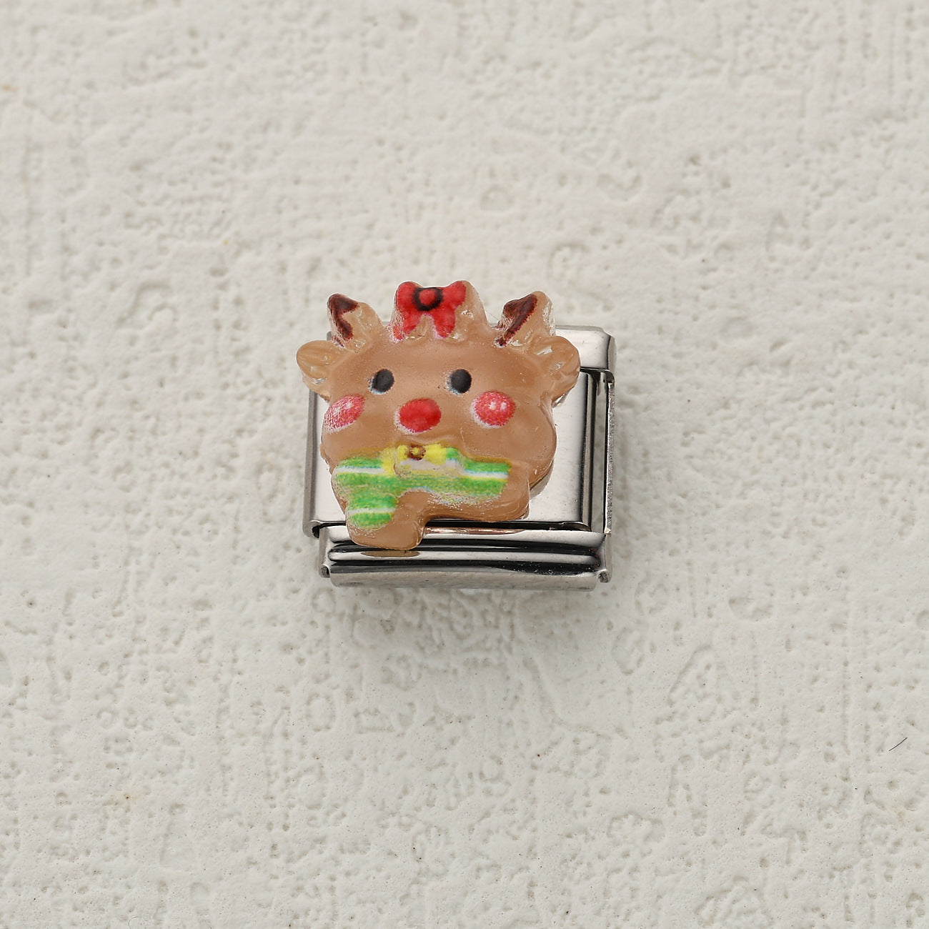 Wholesale 10pcs Italian Charm Bracelet 9mm DIY Splicing Christmas Collection Stainless Steel Composable Bracelet