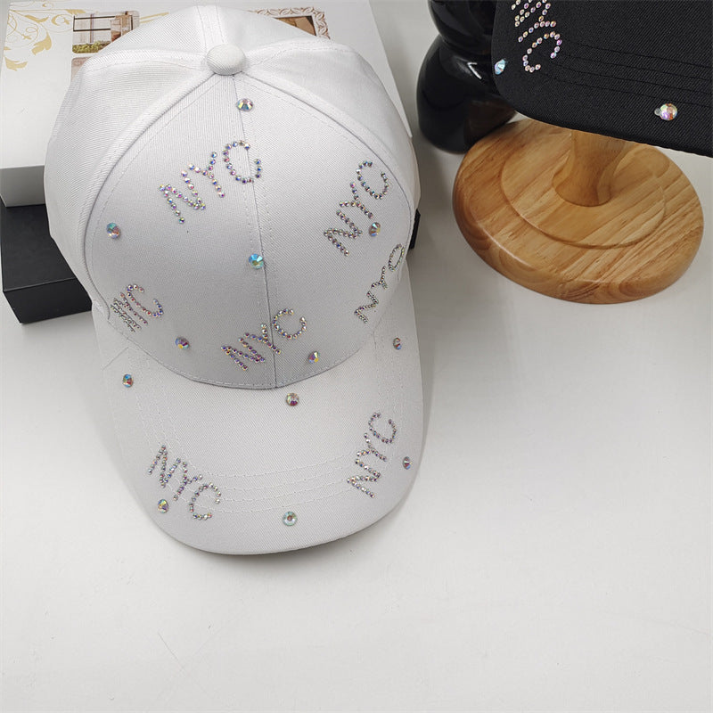 Wholesale Colored Diamond Peaked Baseball Cap ACC-HT-Daod003