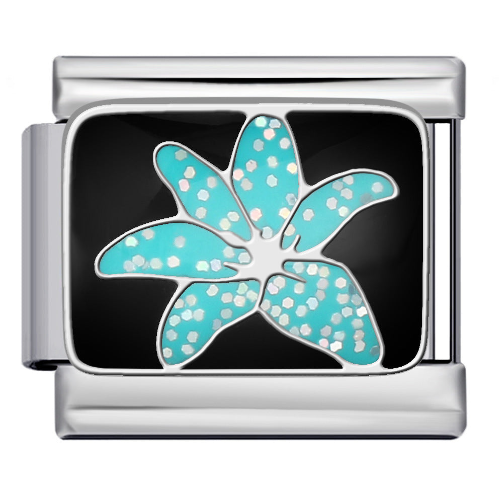 Wholesale Italian modularMedieval-style  titanium steel  DIY bracelet