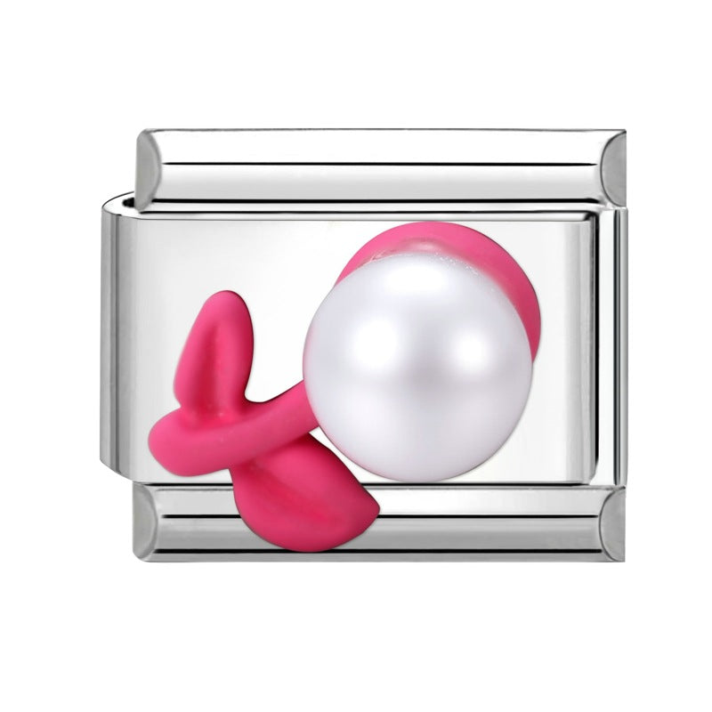 Wholesale Italian Charm Bracelet 9mm DIY Splicing Cute Creative Stainless Steel Composable Bracelet