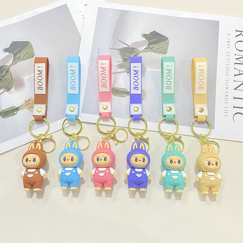 Wholesale Cute cartoon silicone keychain